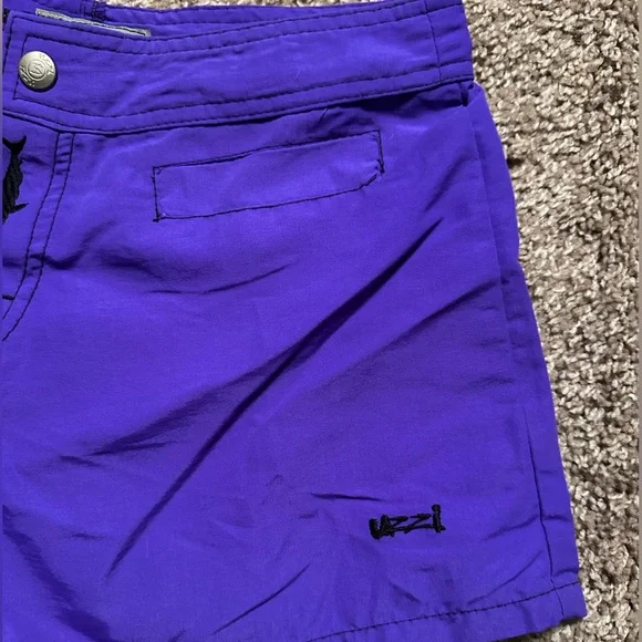 Uzzi Vintage Purple surf Shorts - Picture 2 of 5